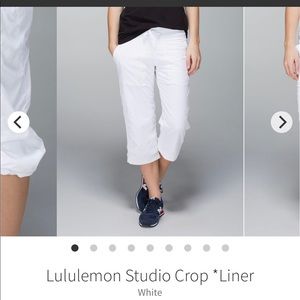 Lululemon Studio Capris.